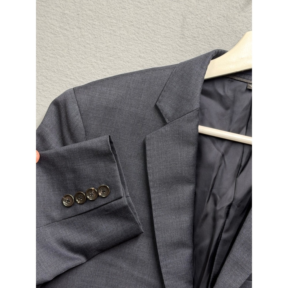 J.Crew Ludlow Suit Jacket 36S Charcoal Gray Tollegno 1900 Italian Wool Blazer
